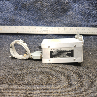 Used aircraft parts for sale, AR-850 Narco Avionics cessna 150G Altitude Reporter with Connector – 25,000 ft