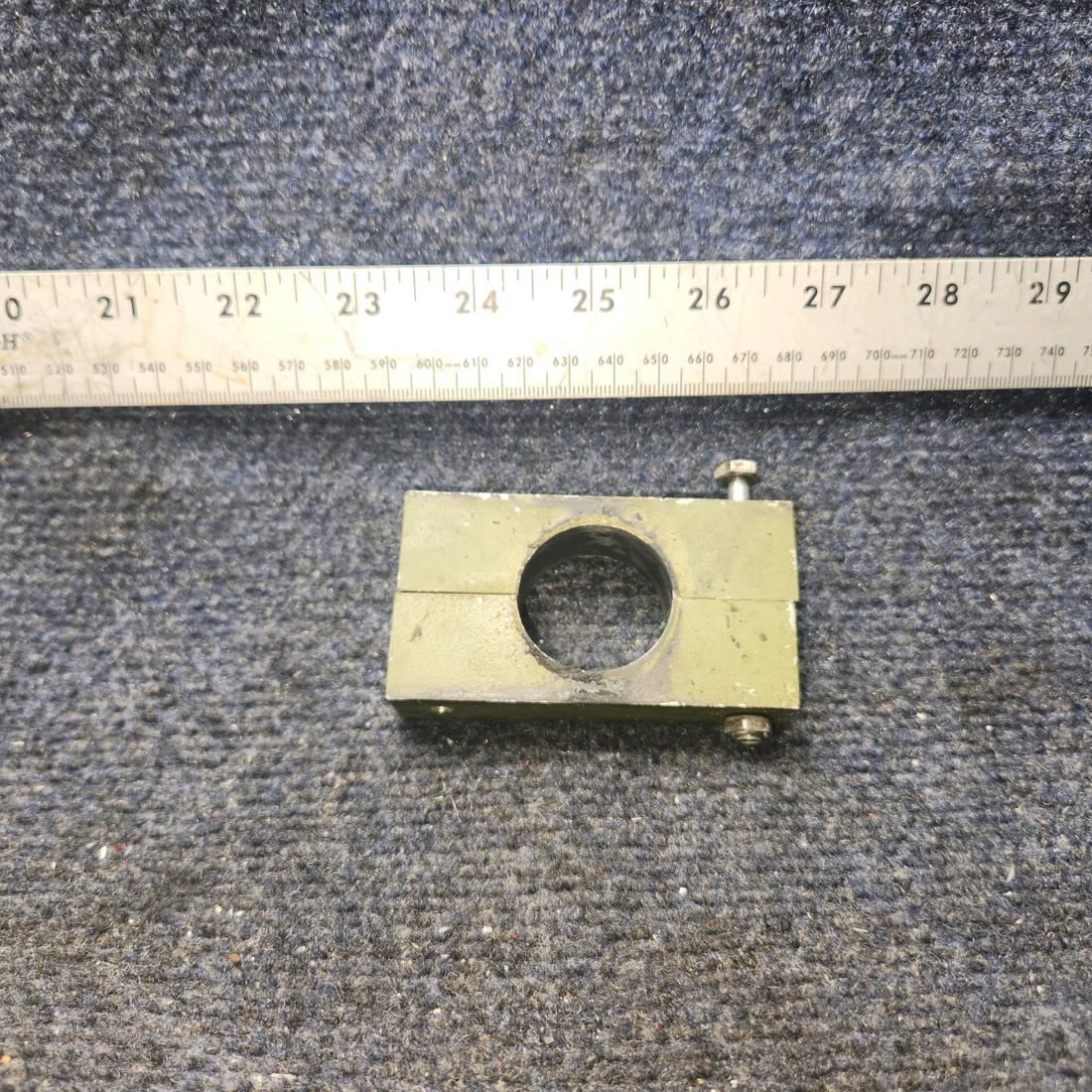 Used aircraft parts for sale, 62745-000 Piper PA28-140 Pillow Block Torque Shaft Support