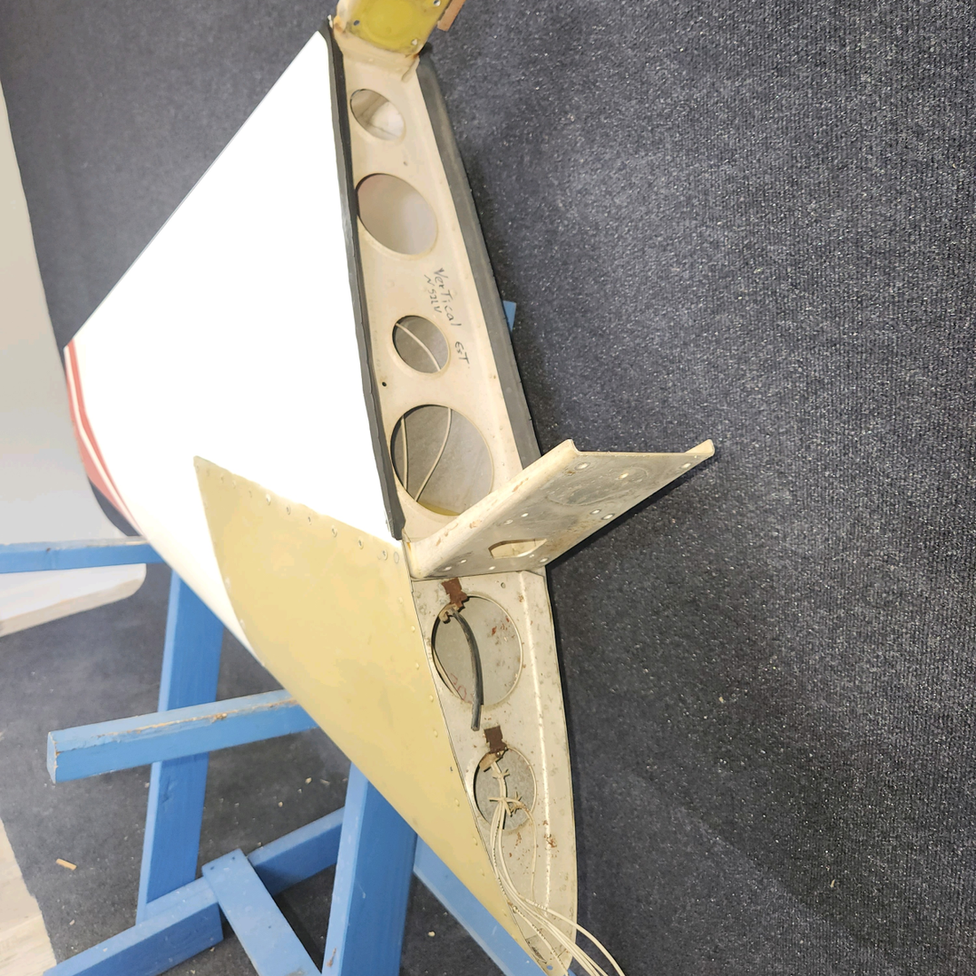 Used aircraft parts for sale, 169-640000-651 Beechcraft A24R Vertical Stabilizer Assembly