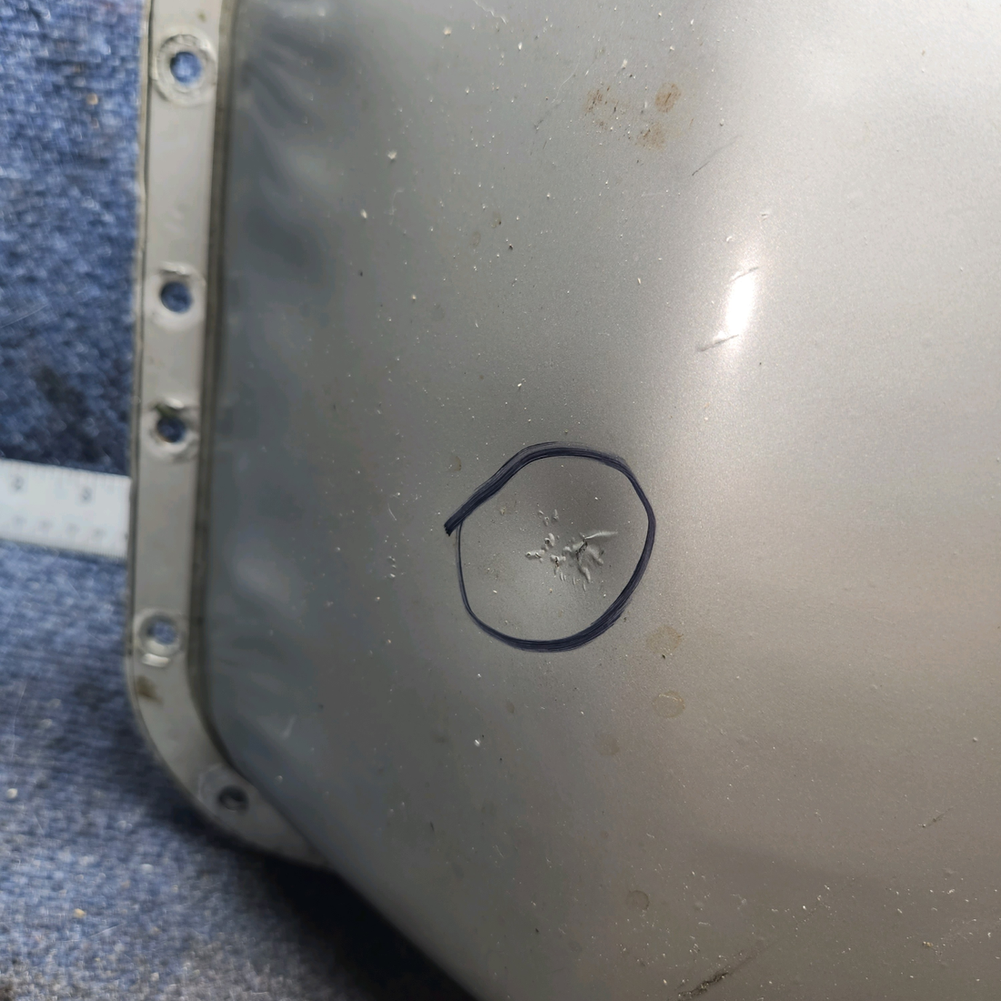 Used aircraft parts for sale, 539937 Continental O-470 Cessna 182G Sump Oil Assembly