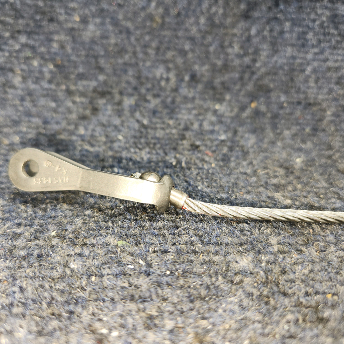 Used aircraft parts for sale, 0510105-152 Cessna Cable Rudder Aft