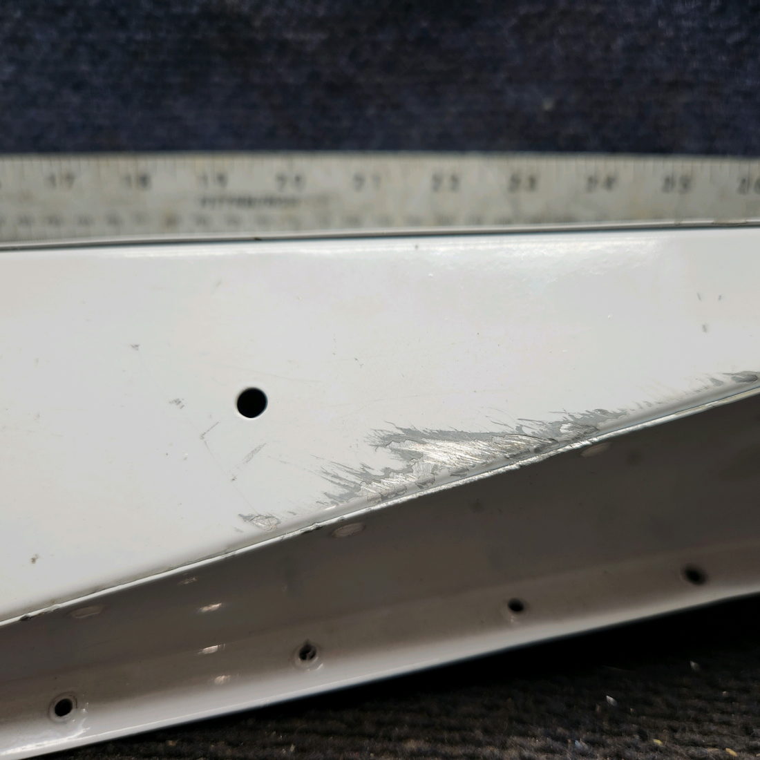 Used aircraft parts for sale, 0512153-7 Cessna 172E LH Wing Fillet