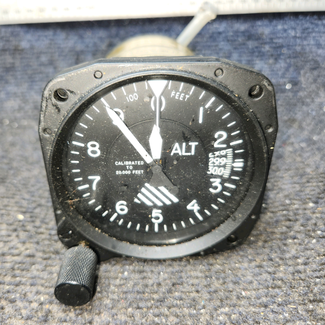 Used aircraft parts for sale, 5934PD-3 United Instruments Cessna 182G Altimeter indicator Code: A.83
