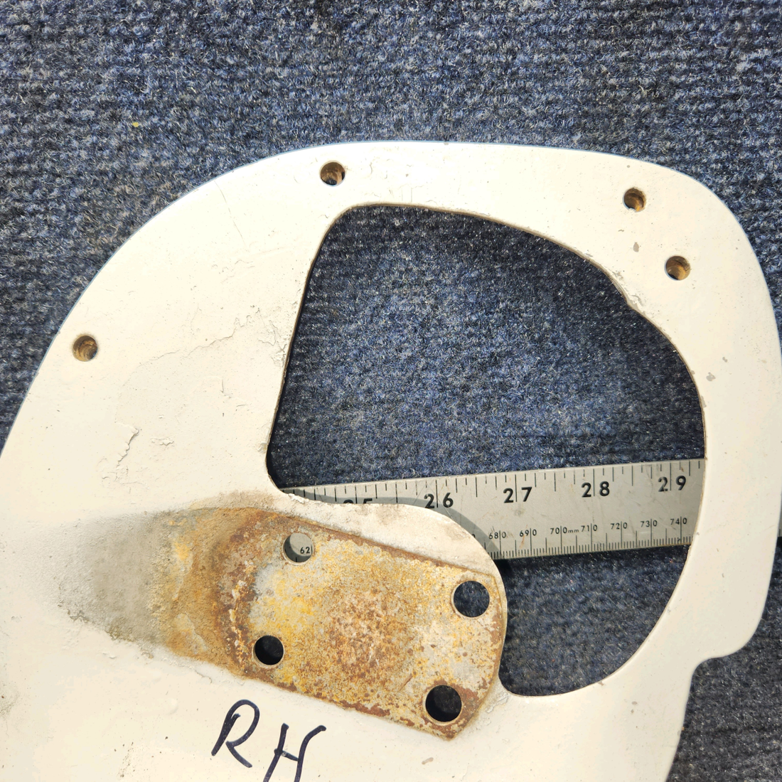 Used aircraft parts for sale, 0441143-26 Cessna C175 Main Gear Wheel Fairing Plate Assembly - RH