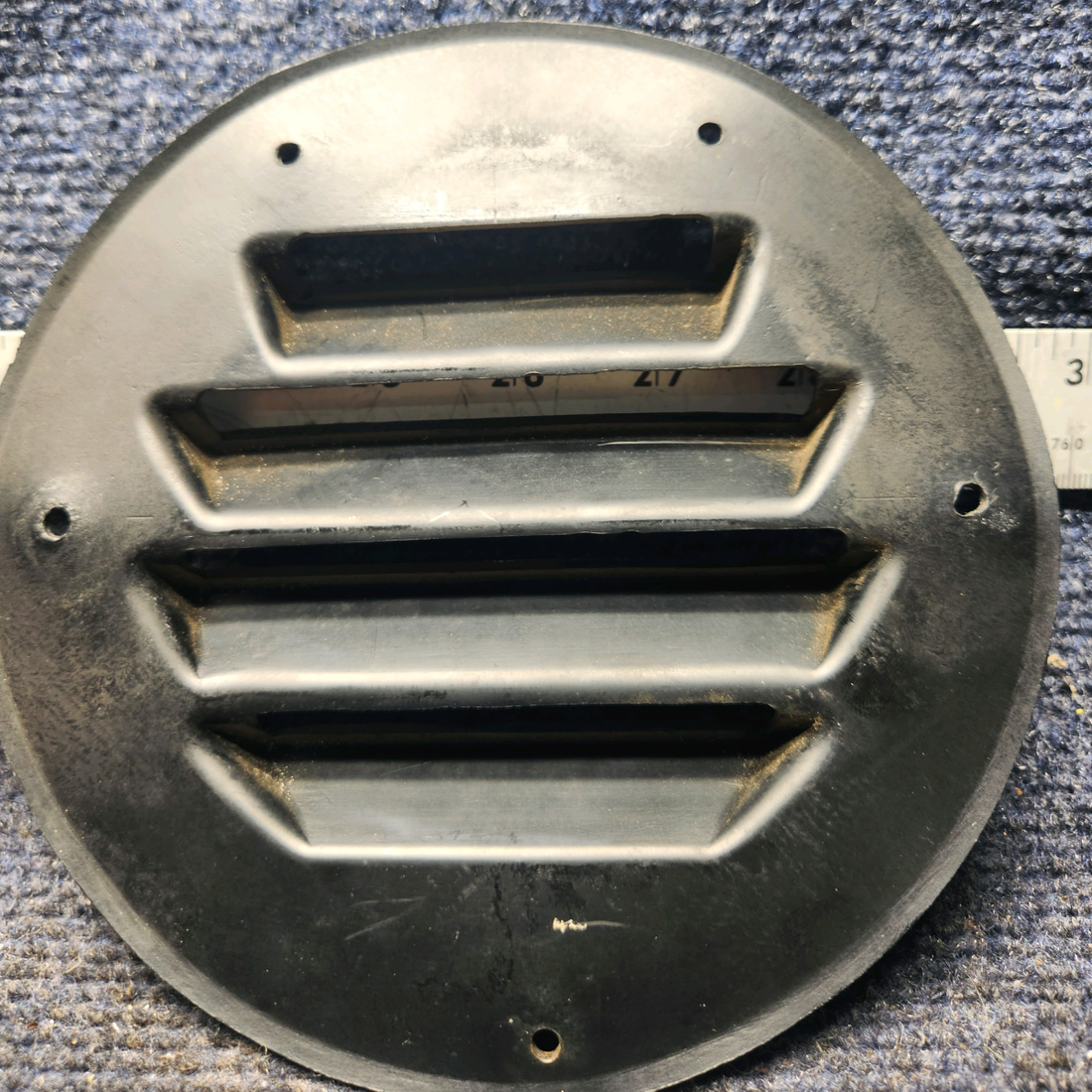 Used aircraft parts for sale, 66788-000 Piper PA28-140 Cabin Air Cover set of 2, 1 has damage.