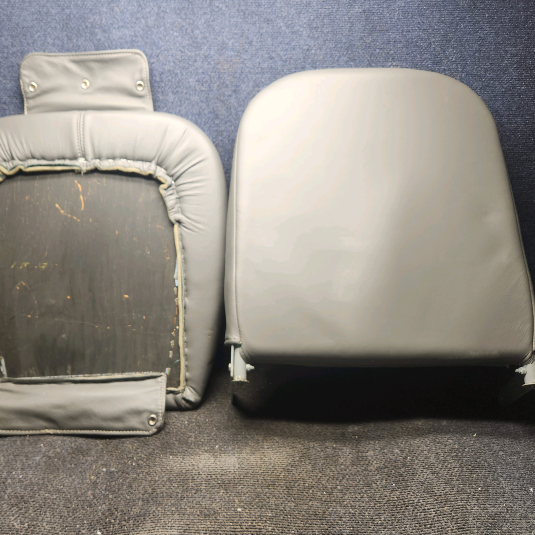 Used aircraft parts for sale, 68061-002, 99359-000, 99358-000 Piper PA-28-140 Complete Seat Upholstery Set with Most Interior Panels
