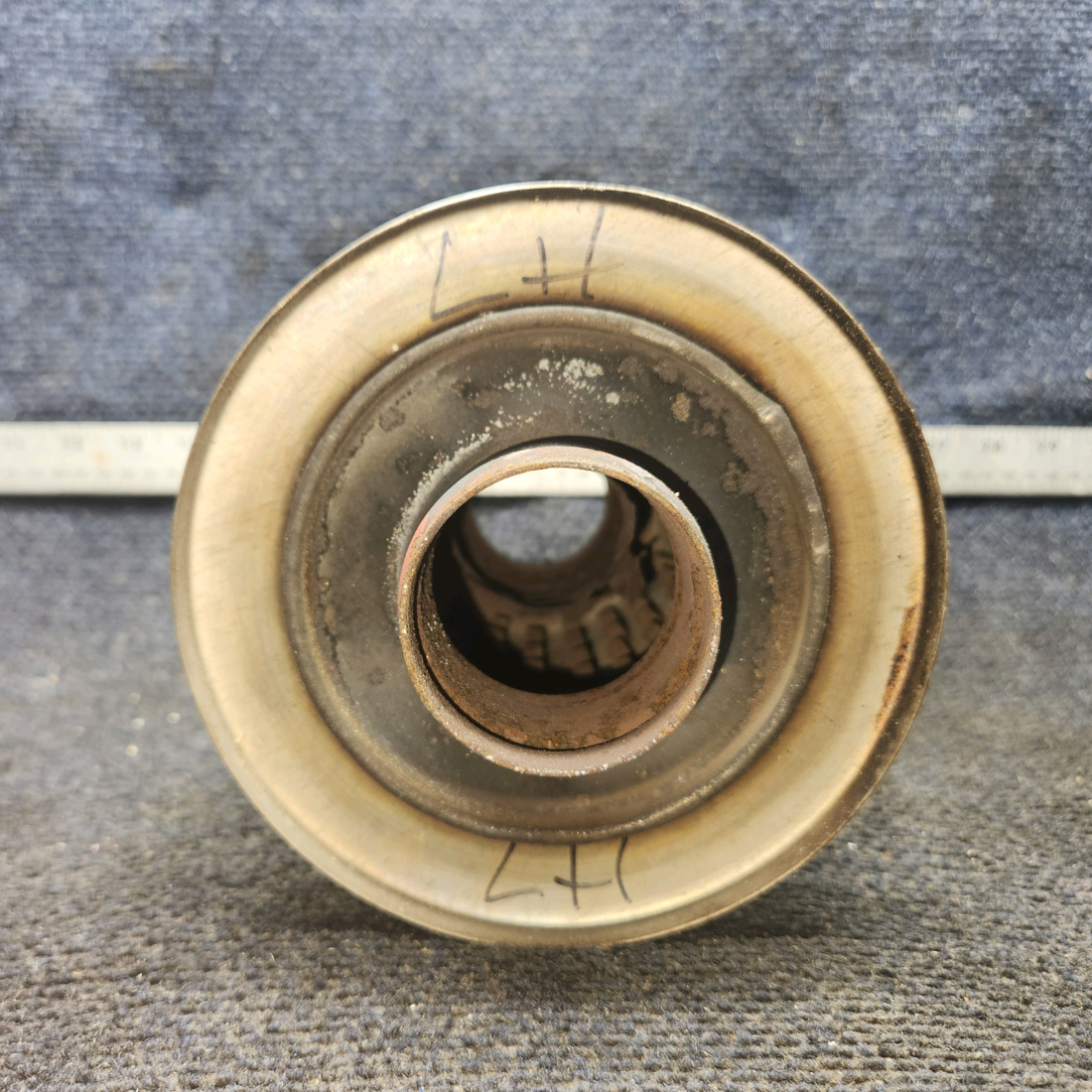 Used aircraft parts for sale, 186-30 Beechcraft F35 Muffler Heat Assy