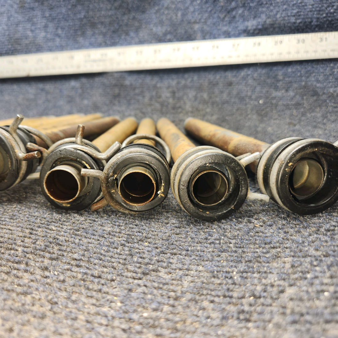 Used aircraft parts for sale, SA21284 / 21284 Continental O-300-D Cessna 172F Push Rod Housing - Set of 10