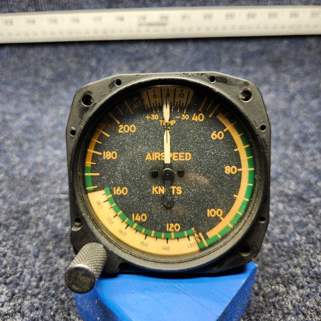 Used aircraft parts for sale, 820308-511 2024-21-1910 Mooney M20J MOONEY MACLEOD AIRSPEED INDICATOR