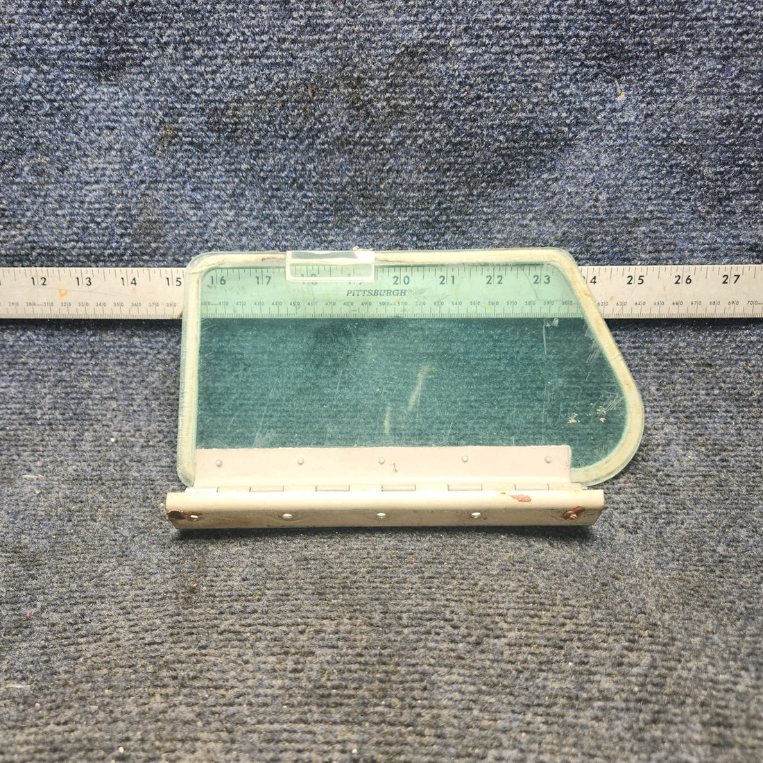 Used aircraft parts for sale, 169-420038-71 Beechcraft A24R Storm Window Assembly LH (Tinted)