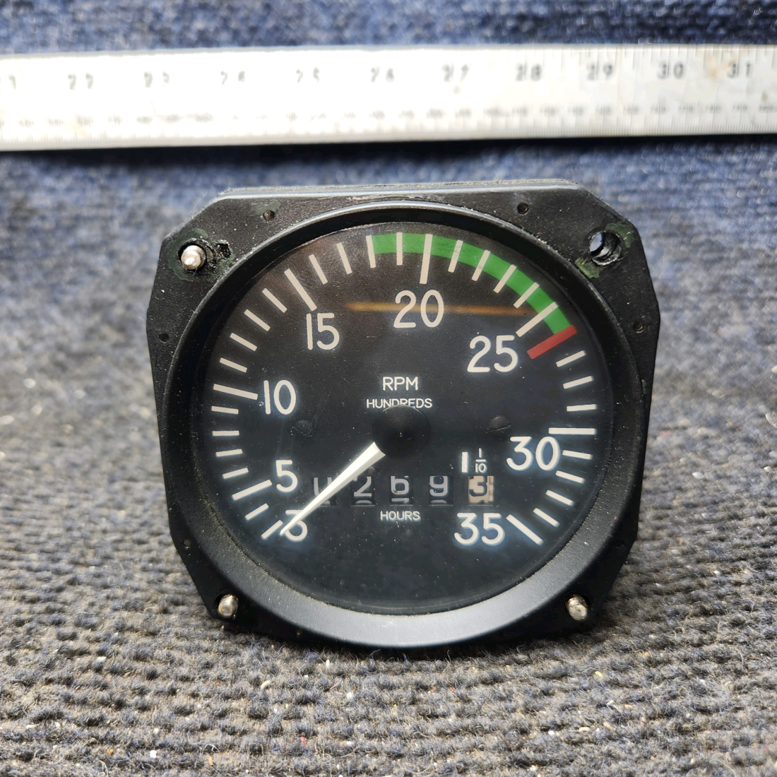 Used aircraft parts for sale, D1-112-5023 Mitchell Beechcraft 35-33 RPM Recording Tachometer
