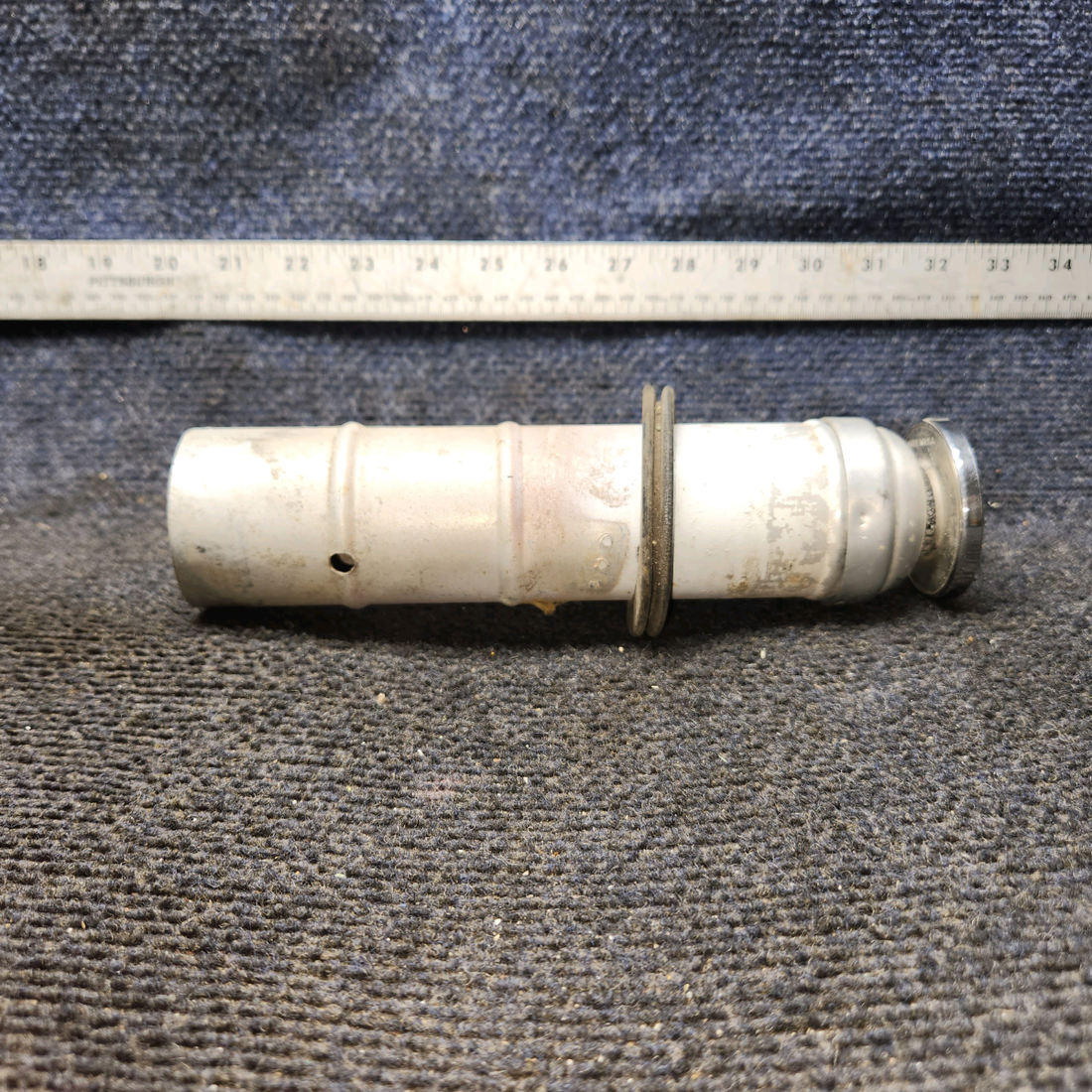 Used aircraft parts for sale, 0411078-2 Cessna C175 Outside Temp Indicator W/ Vent Tube