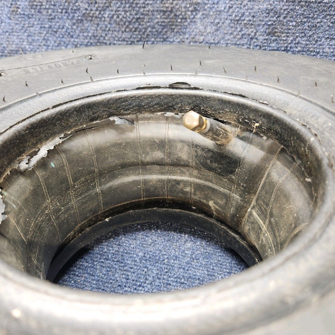 Used aircraft parts for sale, 30843 Air Hawk piper PA-28-181 6.00-6 4-Ply Type III Aircraft Tire with Tube