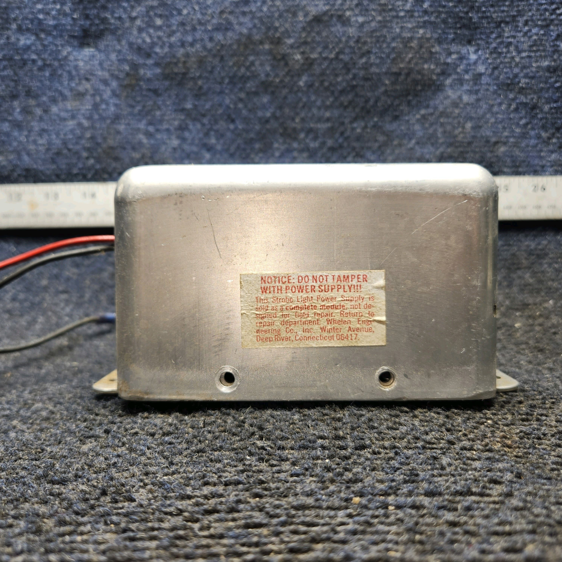 Used aircraft parts for sale, A413,T2-14 Whelen Strobe Light Power Supply (14V)