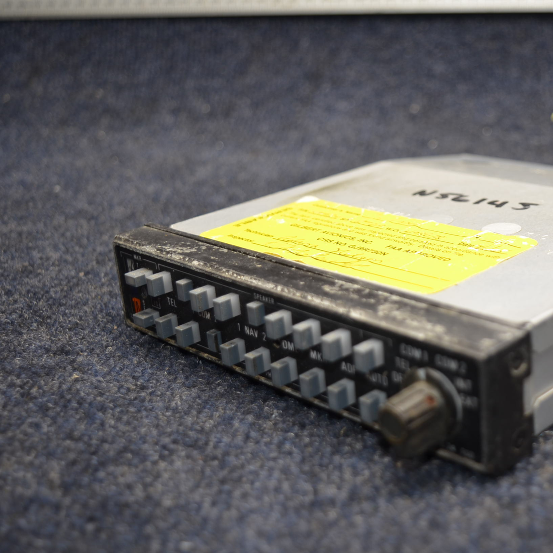 Used aircraft parts for sale, 066-1055-03 Cessna C175 KMA 24 BENDIX KING AUDIO PANEL NO RACK NO CONNECTOR