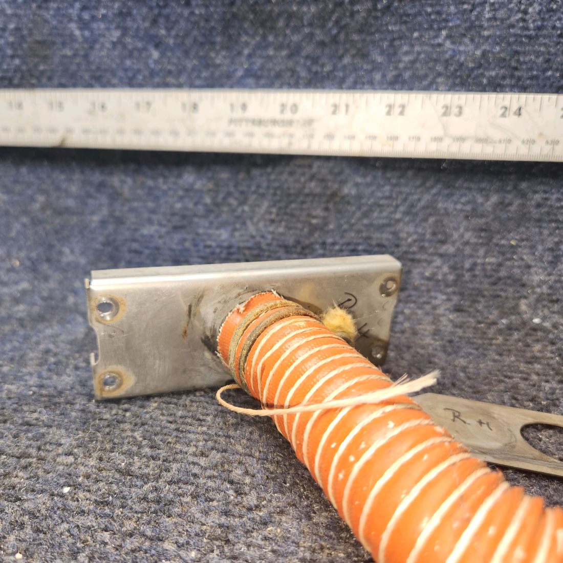 Used aircraft parts for sale, 69273-000 Piper PA28-140 Defroster Valve Housing