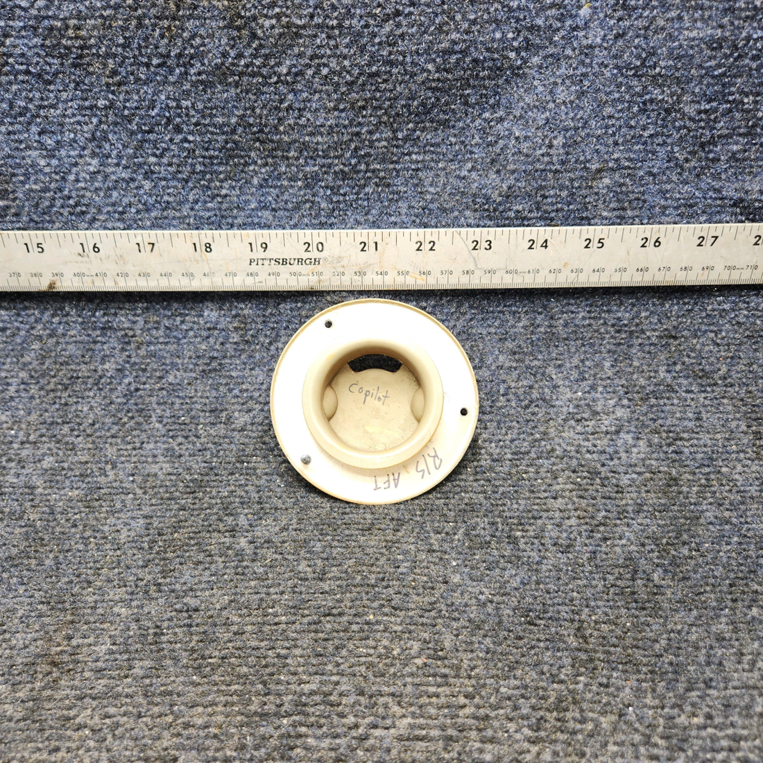 Used aircraft parts for sale, 21154-002 / 21156-000 PIPER PA-24-250 Cabin Air Ventilator Assembly W/ Plate