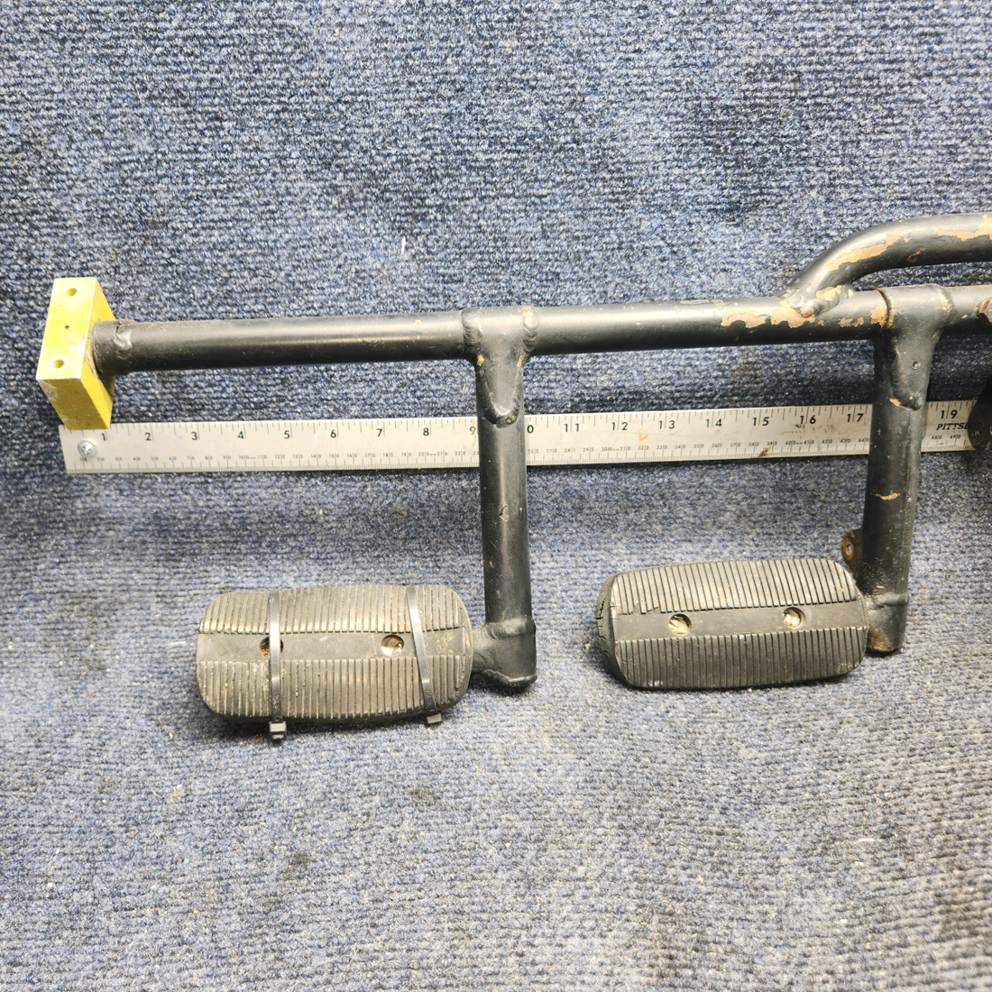 Used aircraft parts for sale, 62704-002 PIPER PA28-140 Rudder Pedal Assembly - No Brake