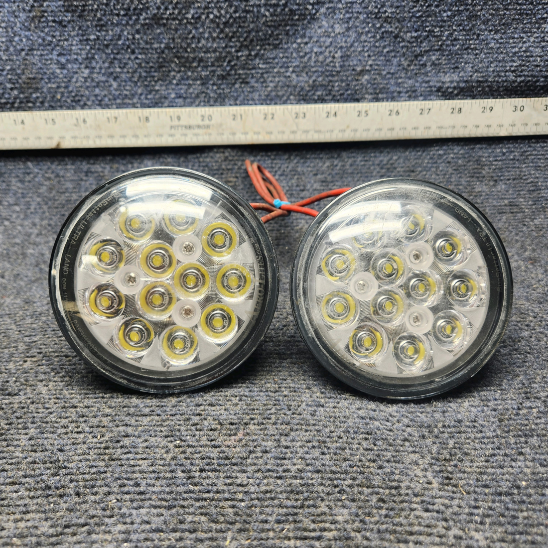 Used aircraft parts for sale, Par36 LED Aero-Lites Beechcraft A24R LED PAR36 Landing Light PAIR (TWO)