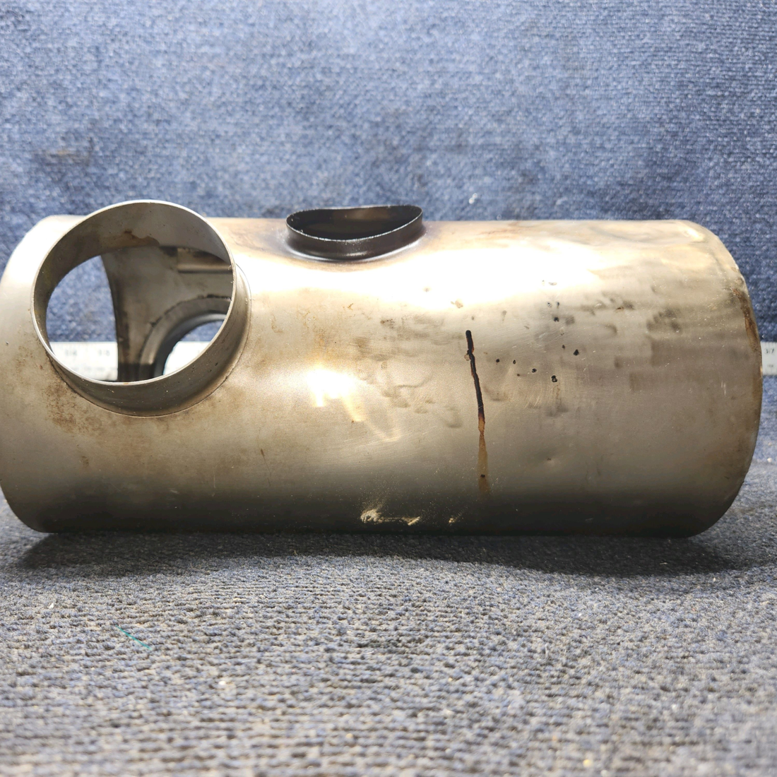 Used aircraft parts for sale, 0550176-38 Cessna 172E Exhaust Muffler Shroud RH