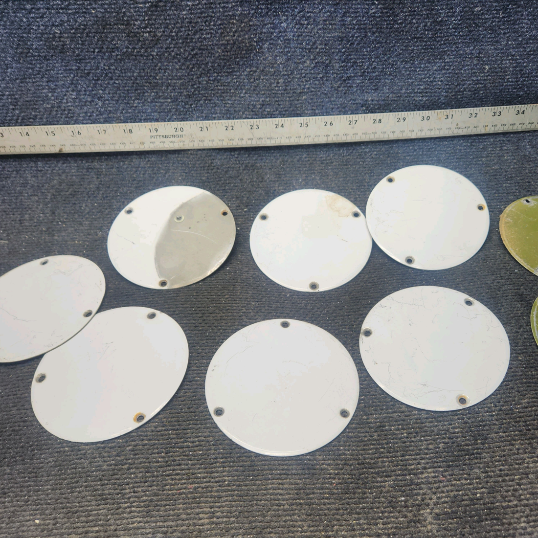 Used aircraft parts for sale, S225-1 Cessna 172E Inspection Cover Plate - Set of 33