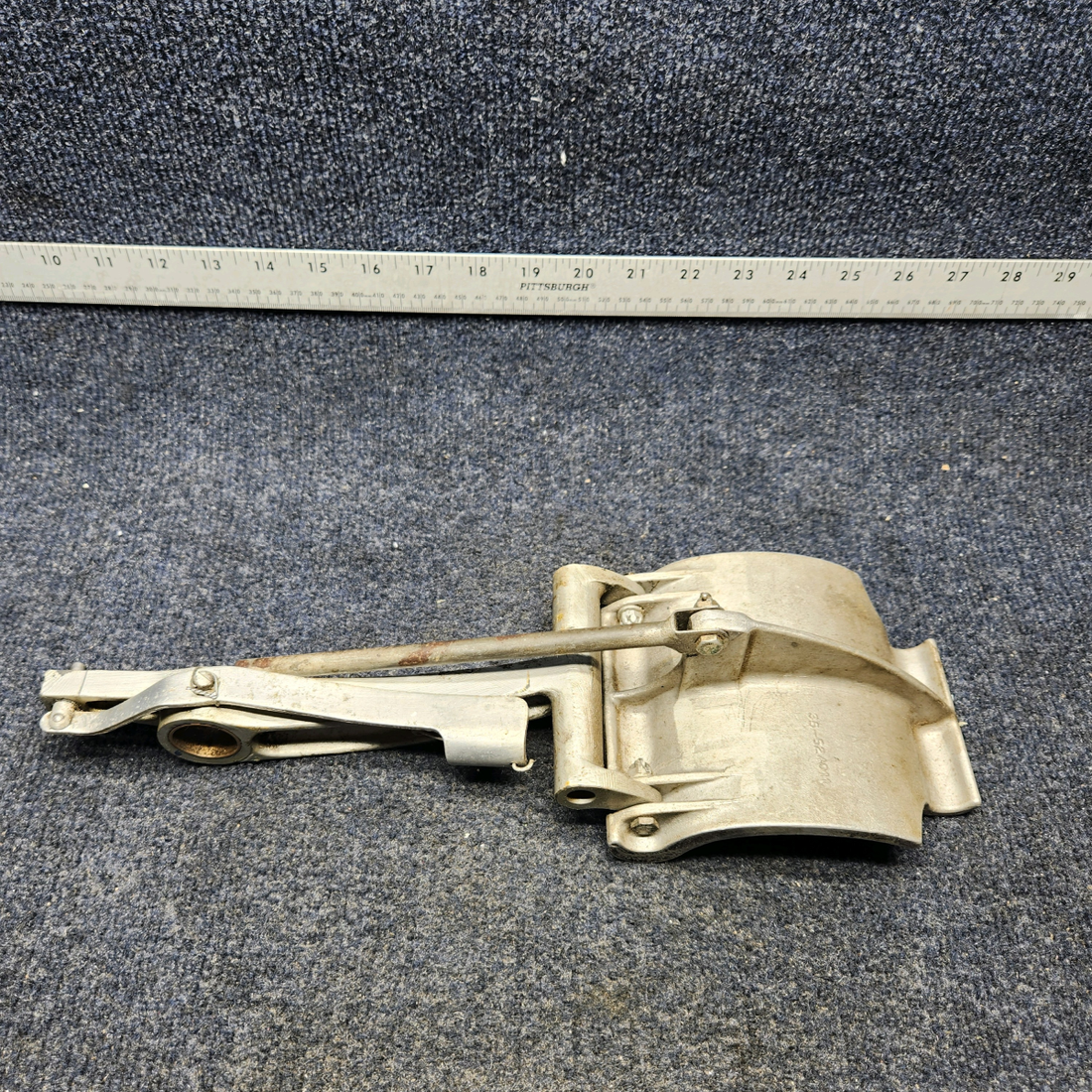 Used aircraft parts for sale, 35-524011 AND 35-524060-2 BEECHCRAFT F35 RUDDER PEDAL AND PEDAL ARM
