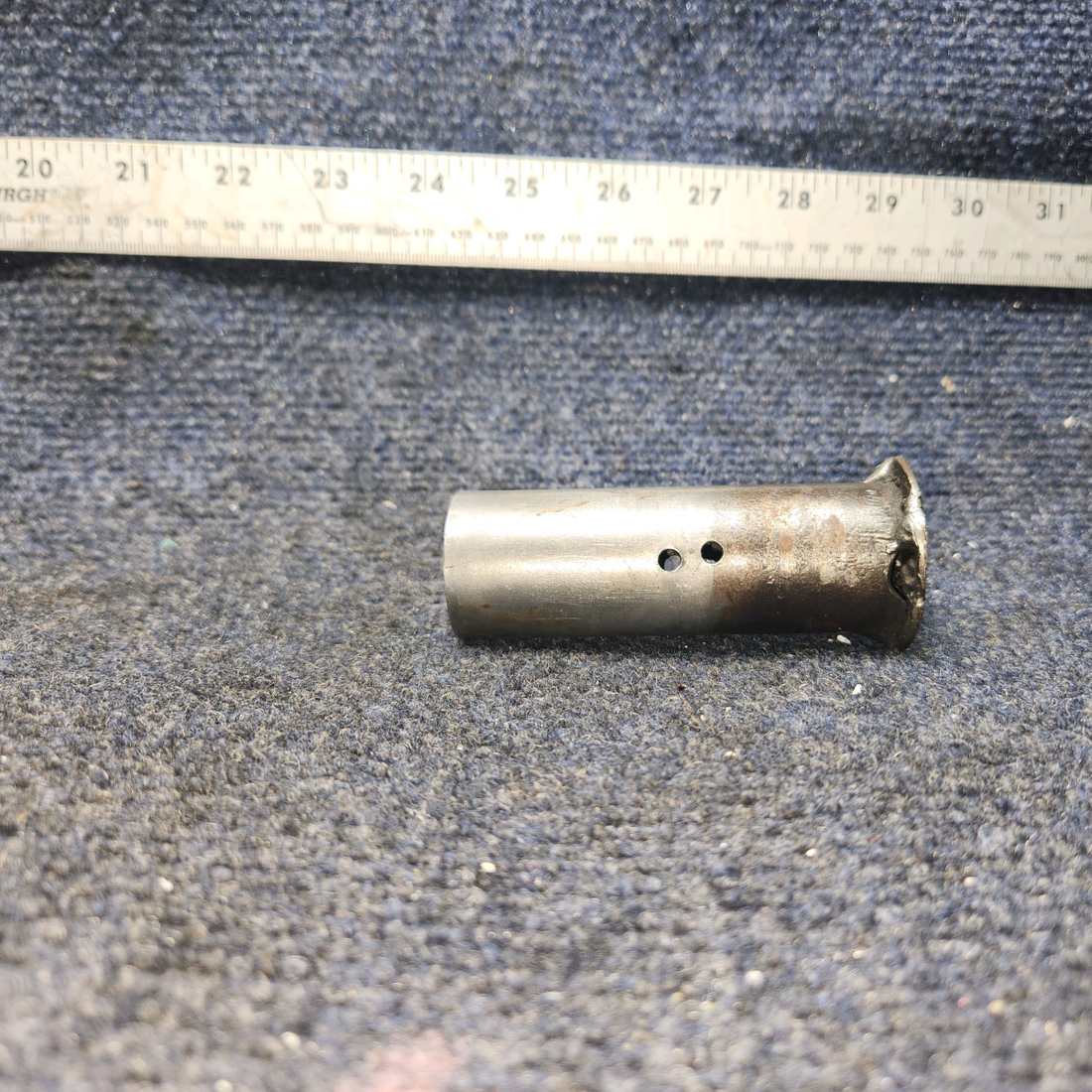 Used aircraft parts for sale, 63373-000 Piper PA28-140 Support-Wheel fairing main (3.50 long) plug-in type