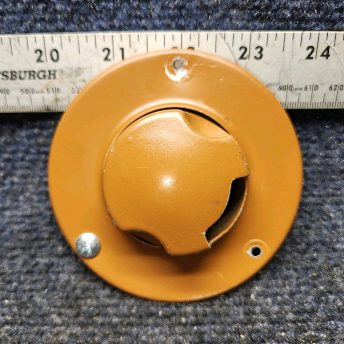 Used aircraft parts for sale, 21154-002 / 21156-000 PIPER PA-24-250 Cabin Air Ventilator Assembly W/ Plate