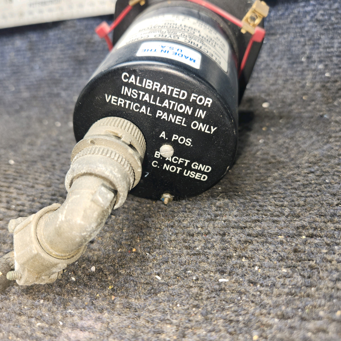 Used aircraft parts for sale, 1394T100-7Z Mid-Continent Piper PA-28-140 Turn Coordinator Indicator (12-32V)