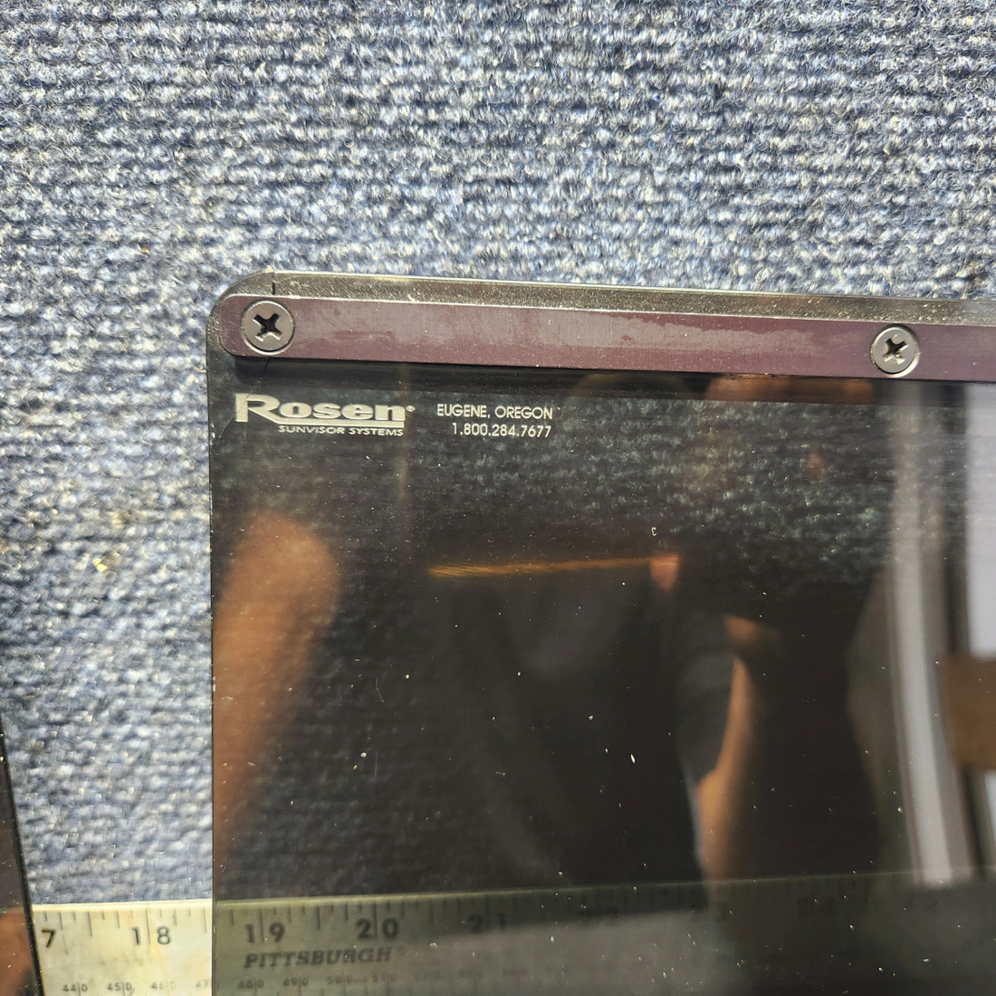 Used aircraft parts for sale, R1730001-0 Rosen Beechcraft A24R 24-R Sierra Complete Sun visor System Kit