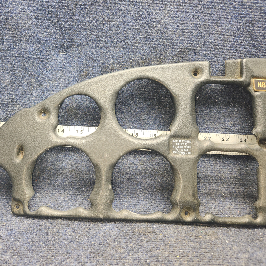 Used aircraft parts for sale, 79044-008 PIPER PA28RT-201 Cover Instrument Panel L.H