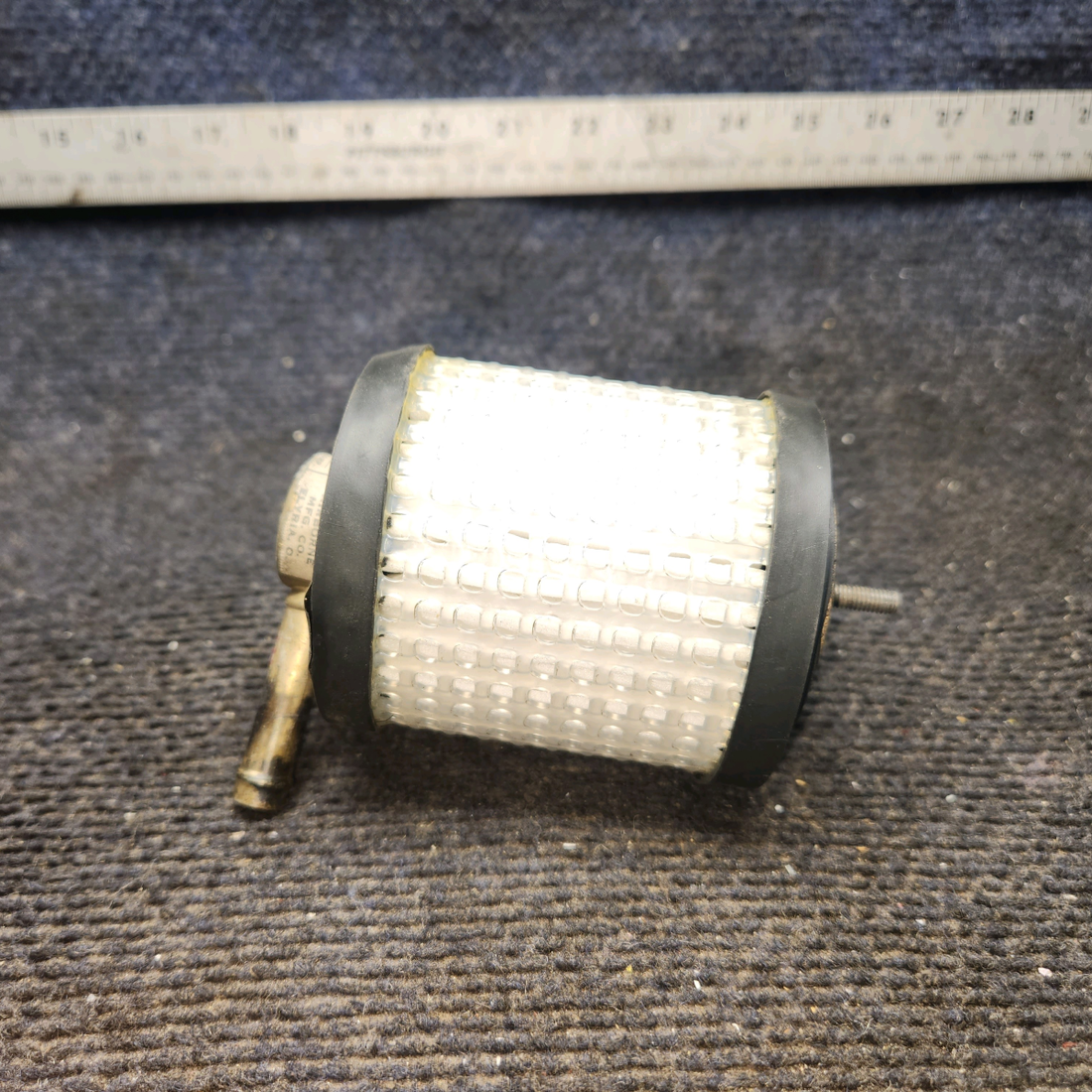 Used aircraft parts for sale, RA1J7-1 Rapco Piper PA-28-140 Central Air Filter Assembly