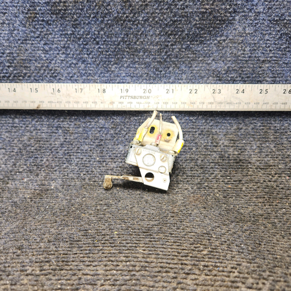 Used aircraft parts for sale, 45-361116 Beechcraft 35-33 Flap Limit Up Switch with Bracket