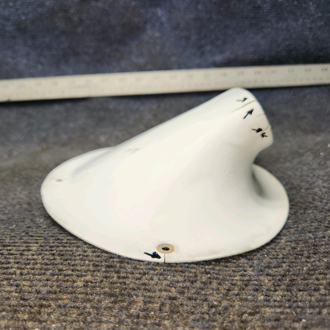 Used aircraft parts for sale, 0522150-3 Cessna 172F Wing Upper Strut Fairing - LH