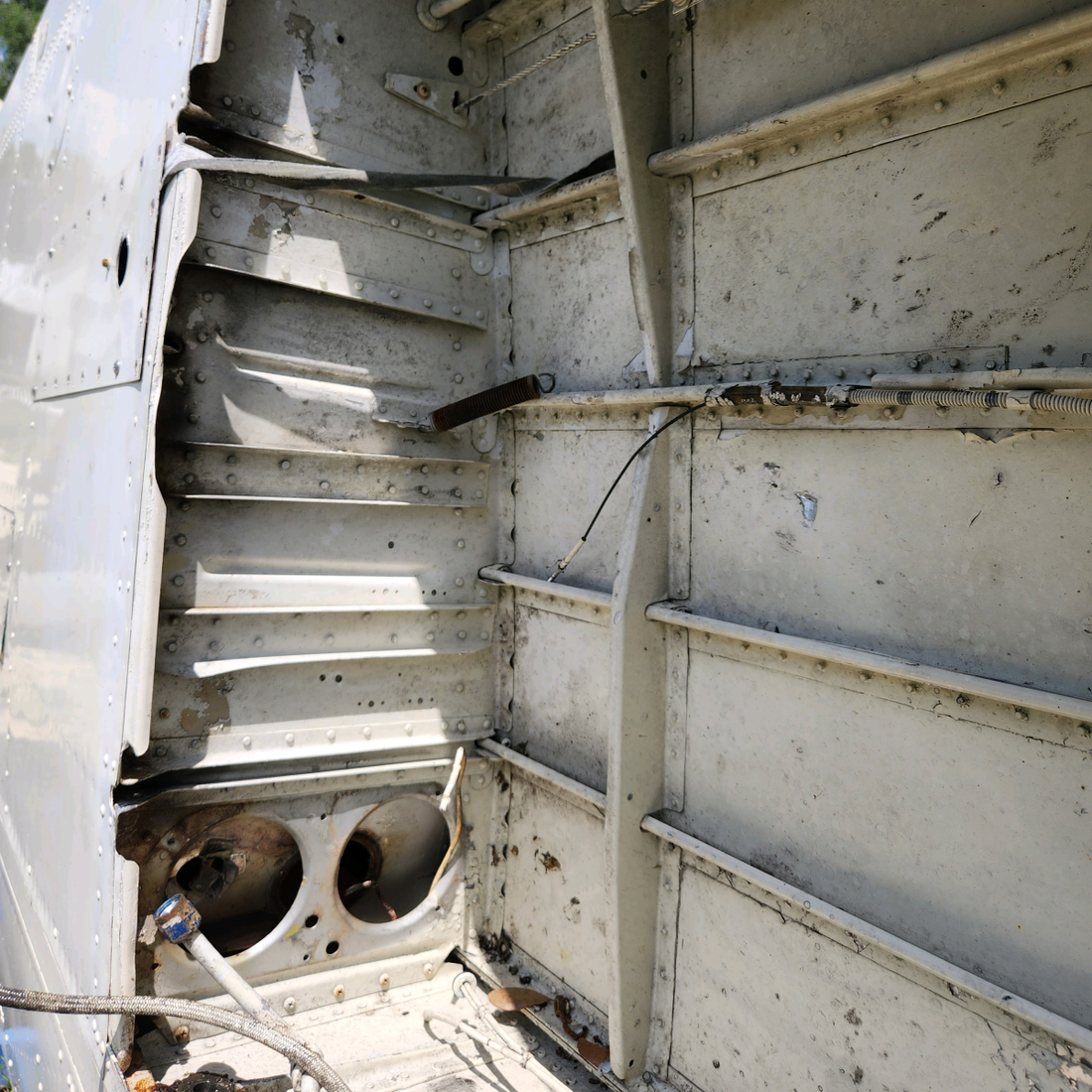 Used aircraft parts for sale, 35-115300 SA320 BEECHCRAFT F35 LH WING ASSEMBLY-OR IS SOLD IN PARTS