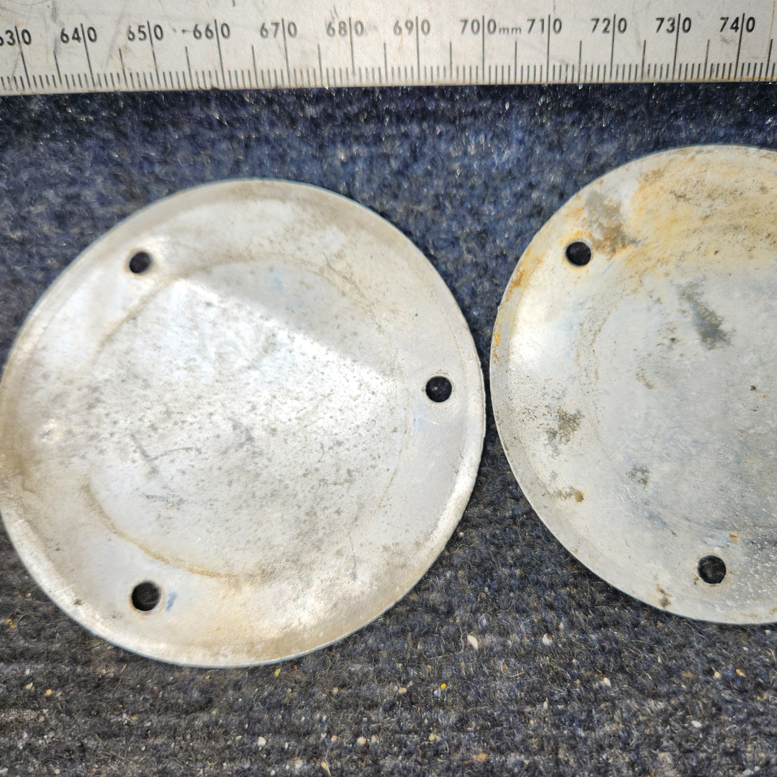 Used aircraft parts for sale, S225-3 Cessna 172E Flap Inspection Cover Plate - Set of 4