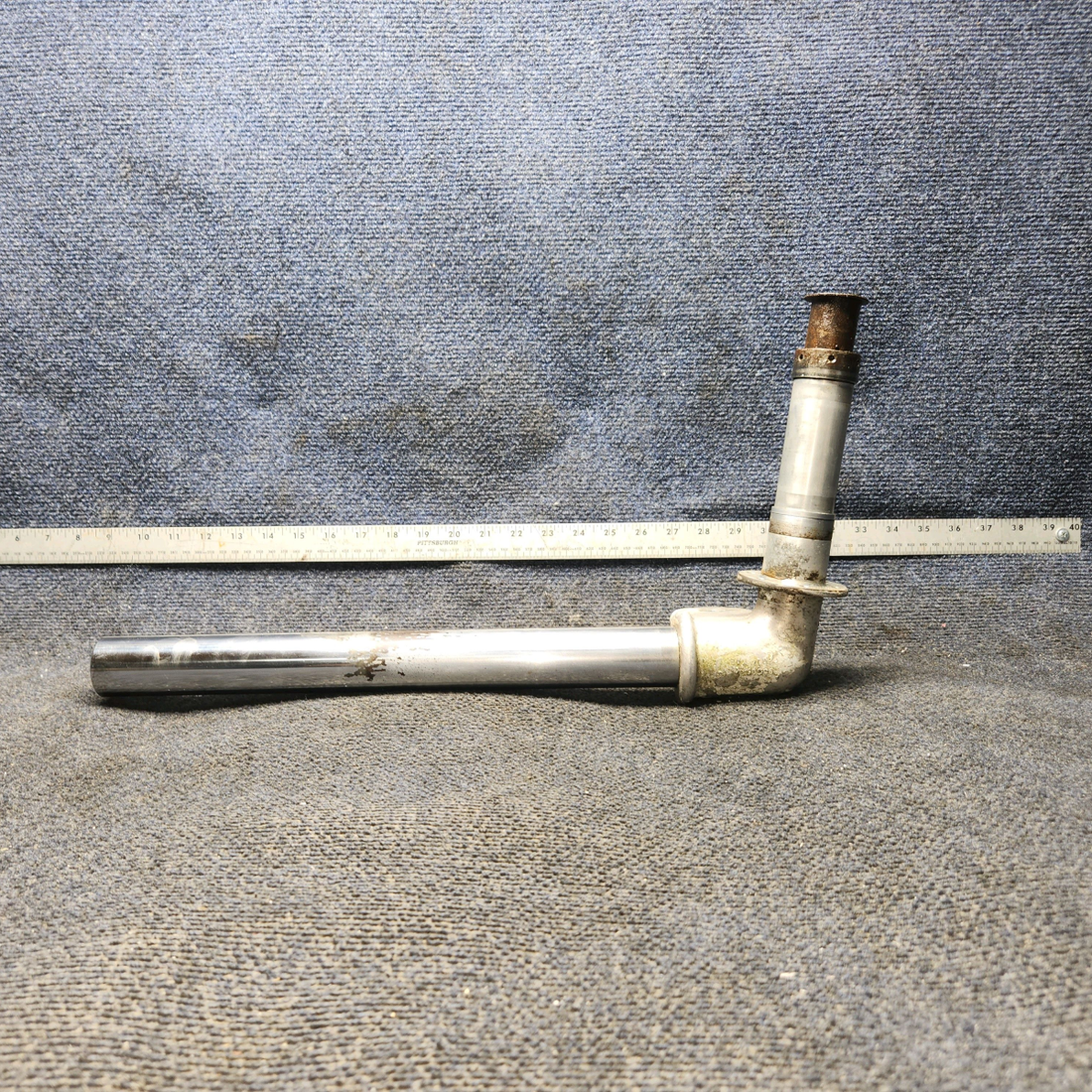 Used aircraft parts for sale, 78738-02 Piper PA-28-140 Stub Axle with Chrome Piston Tube – LH