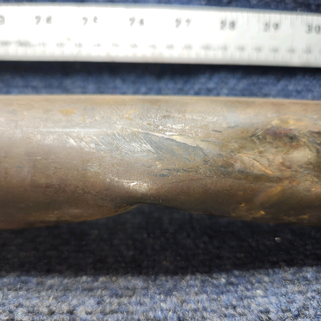 Used aircraft parts for sale, 63666-002 Piper PA28-140 Exhaust Tailpipe