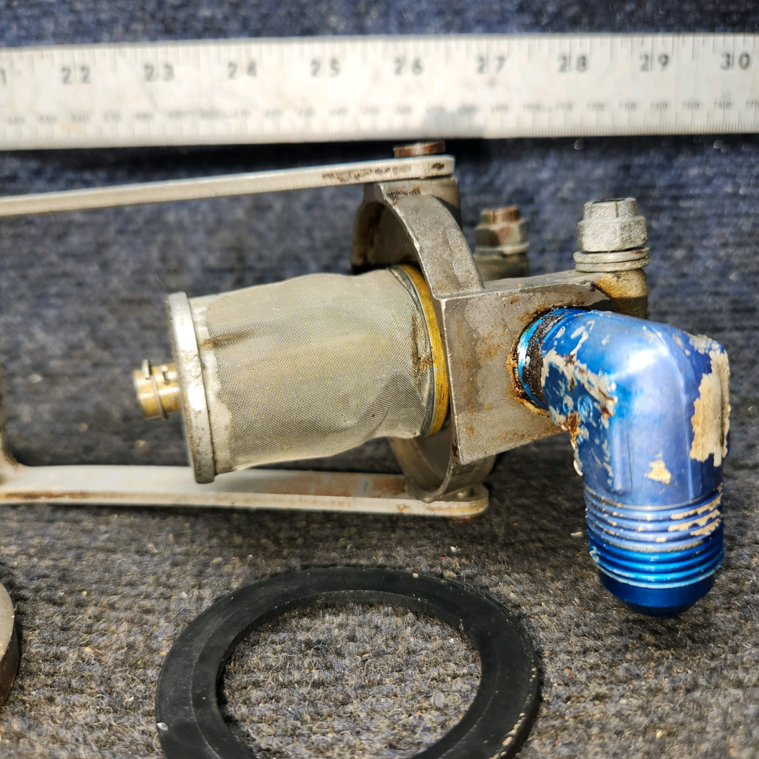 Used aircraft parts for sale, 0511199-33 Garwin 33-199 Cessna 172F Fuel Strainer - Gascolator Assembly