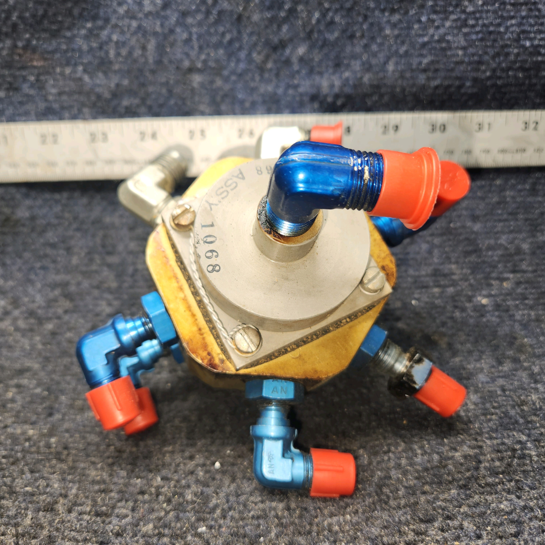 Used aircraft parts for sale, HE825-1 BEECHCRAFT 95-55B Fuel Selector Assy - RH