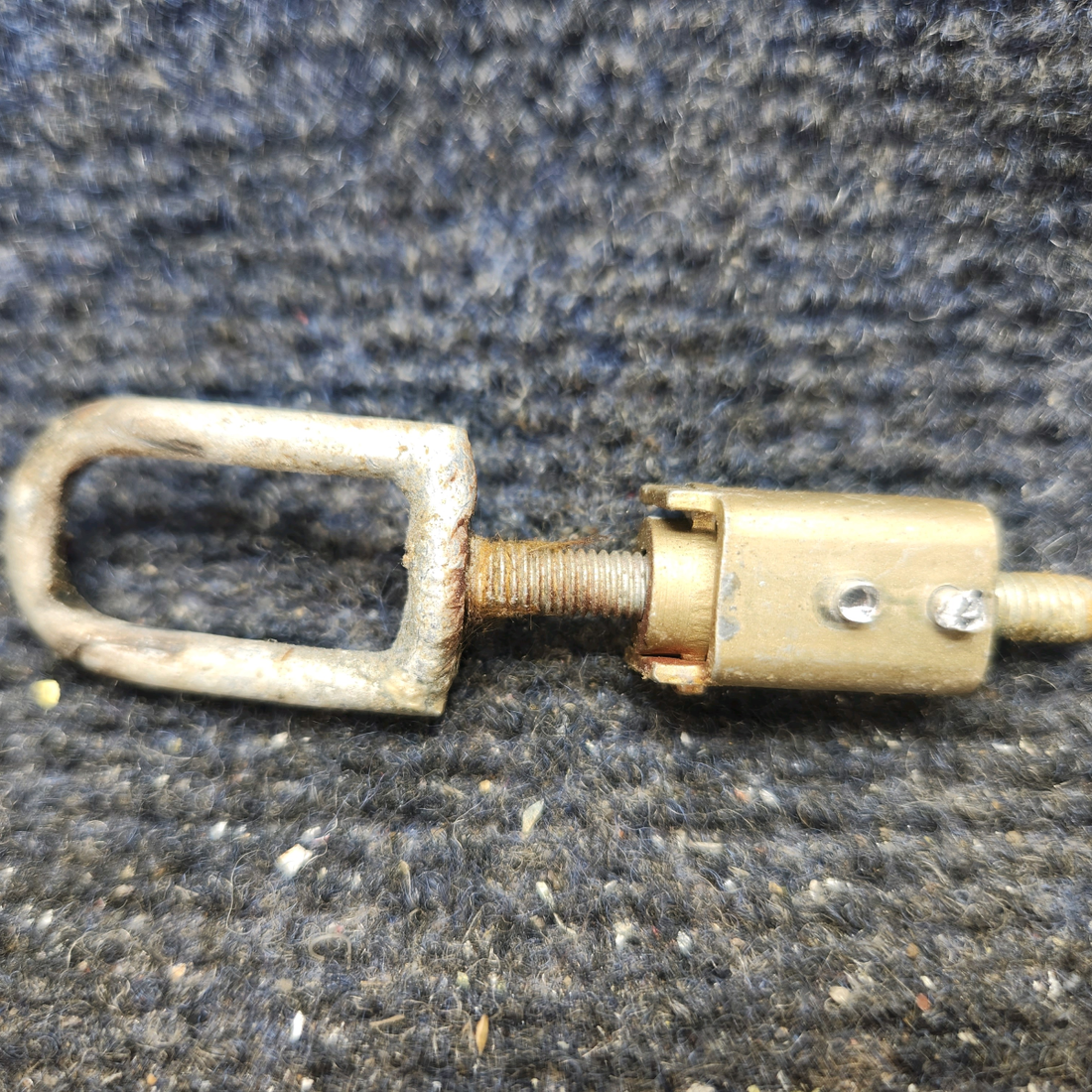 Used aircraft parts for sale, 63037-00 Piper PA-28-140 Upper Cabin Door Latch Loop