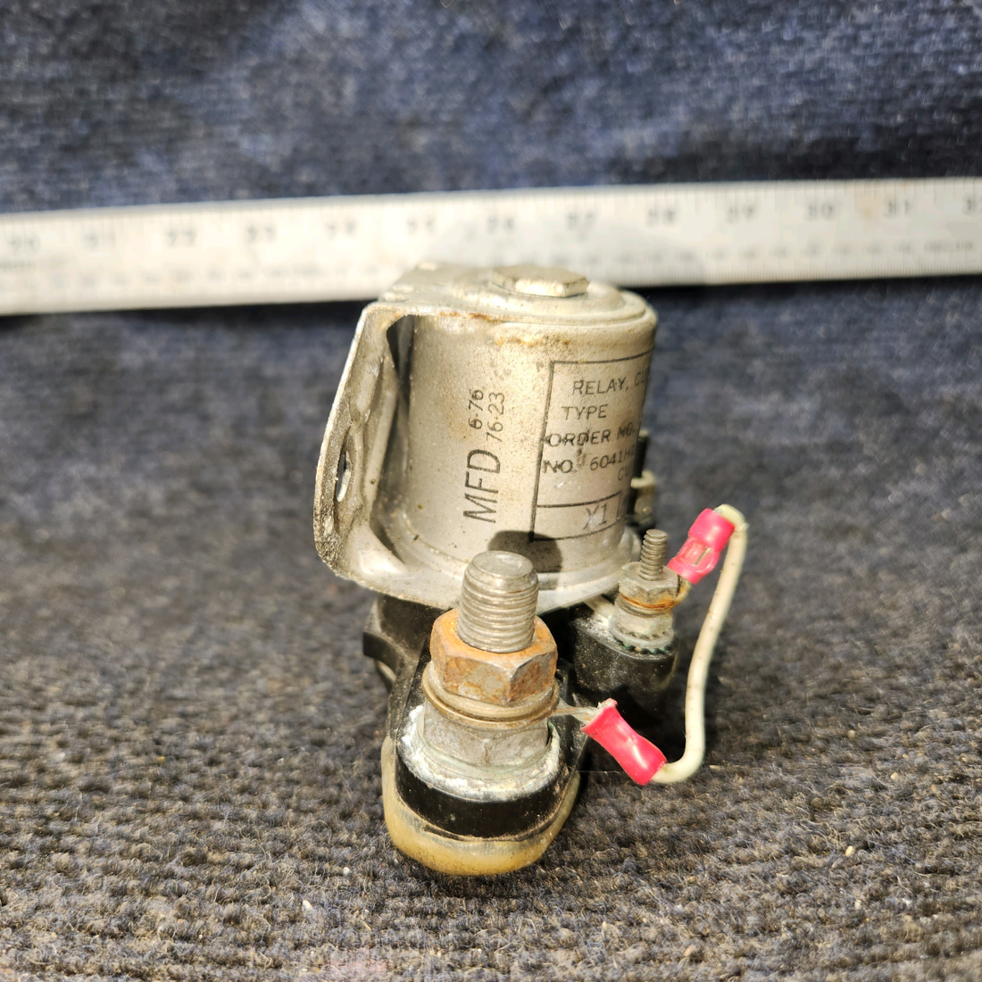 Used aircraft parts for sale, 6041H105A Cutler Hammer Cessna C175 Relay 12 Volts
