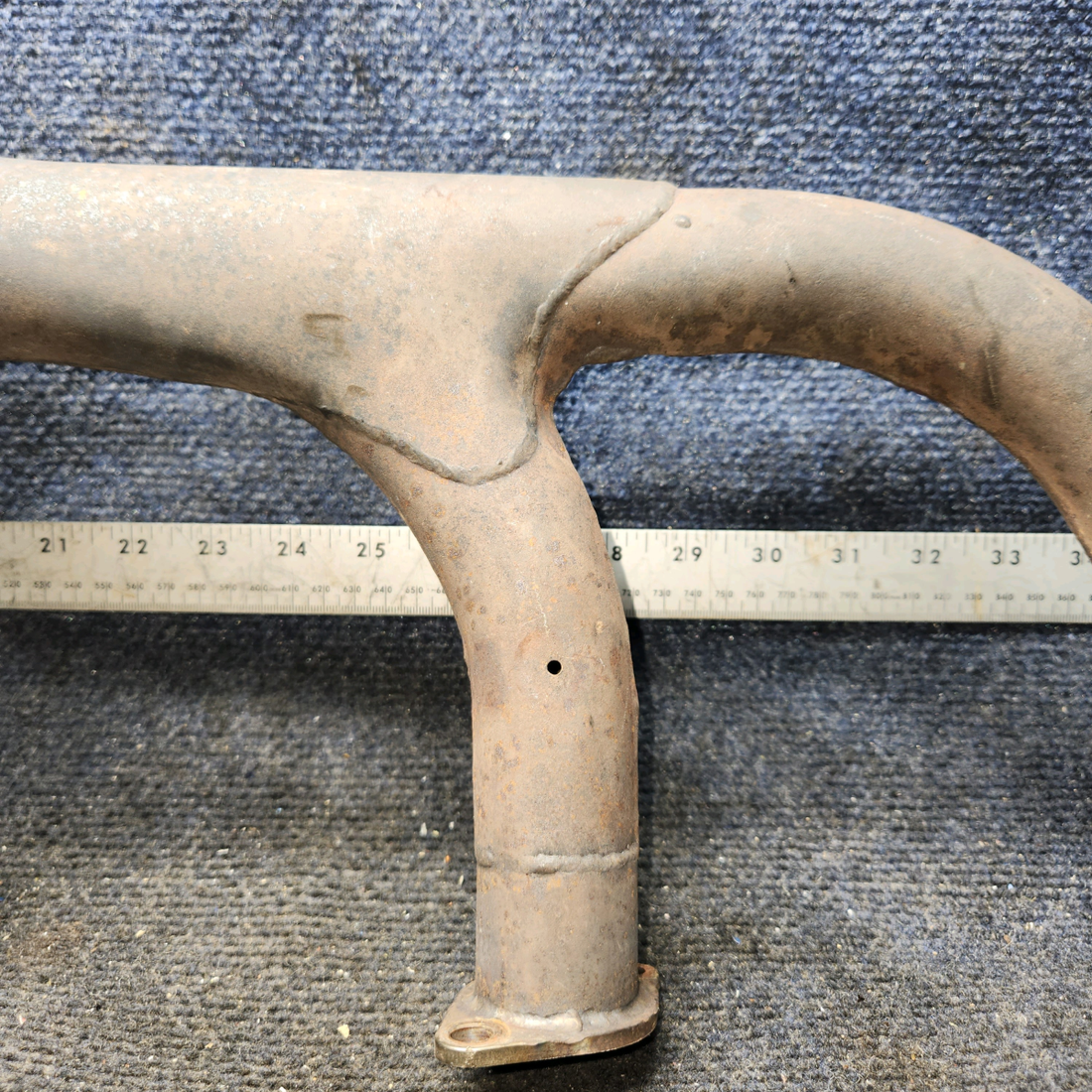 Used aircraft parts for sale, 35-950118 Beechcraft 35-33 Exhaust Stack with EGT Boss – LH