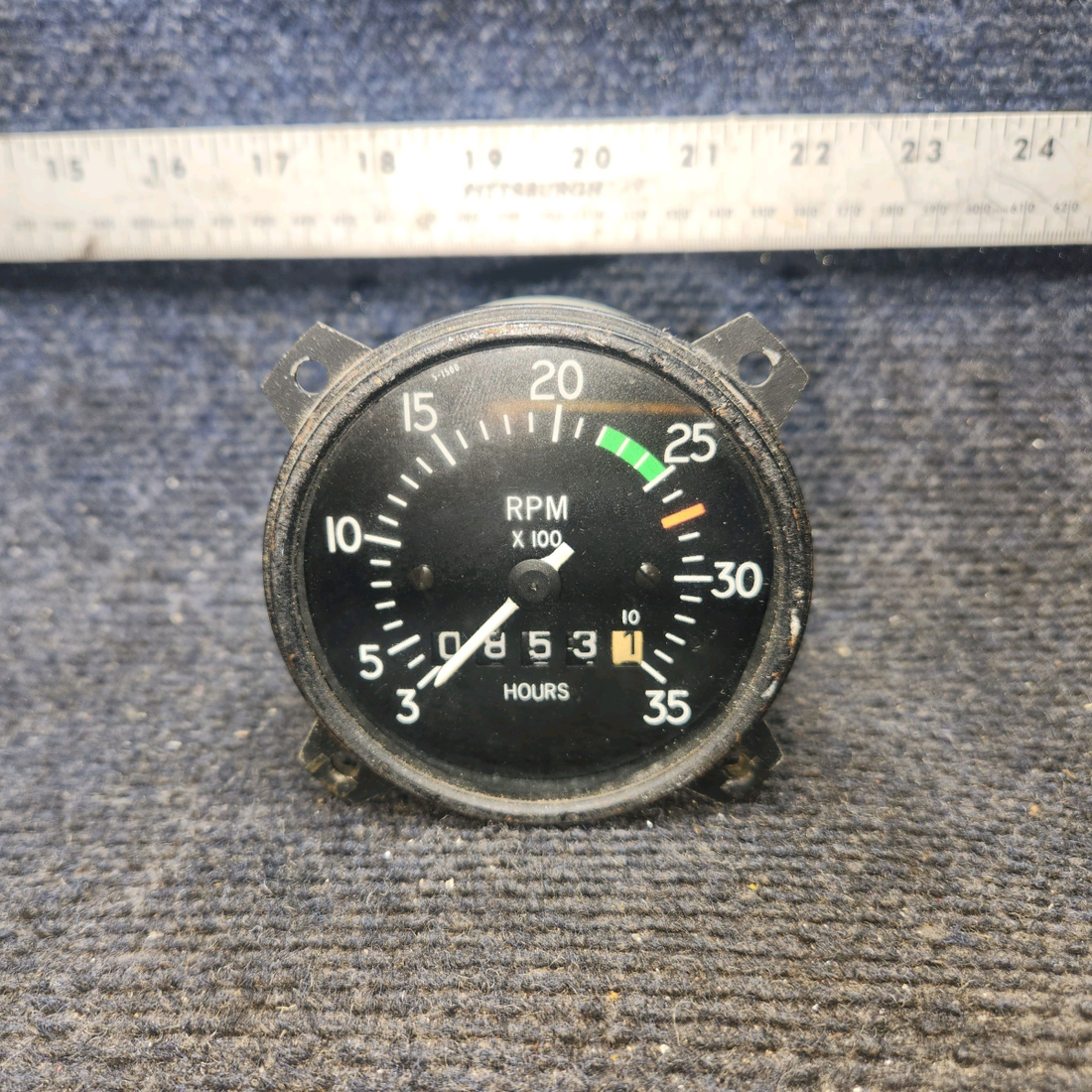Used aircraft parts for sale, C668020-0206 Cessna Tachometer Indicator RPM