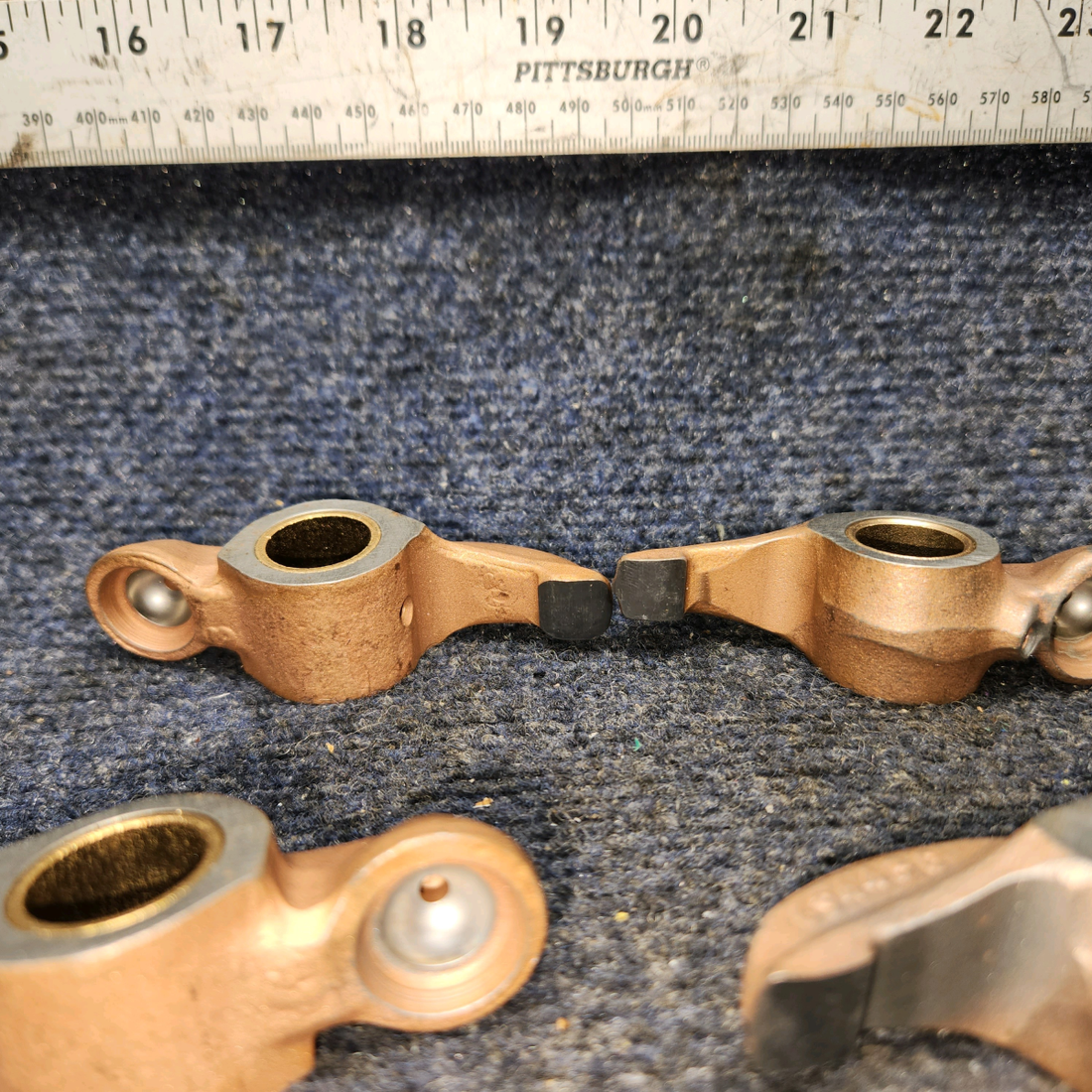 Used aircraft parts for sale, 694430 Lycoming O-320D3G Rocker Arm  - Set of Six