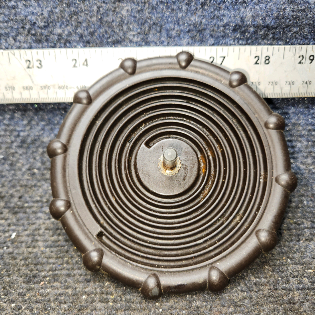 Used aircraft parts for sale, 0510127-1 Cessna 172E Elevator Tab Control Wheel Assy