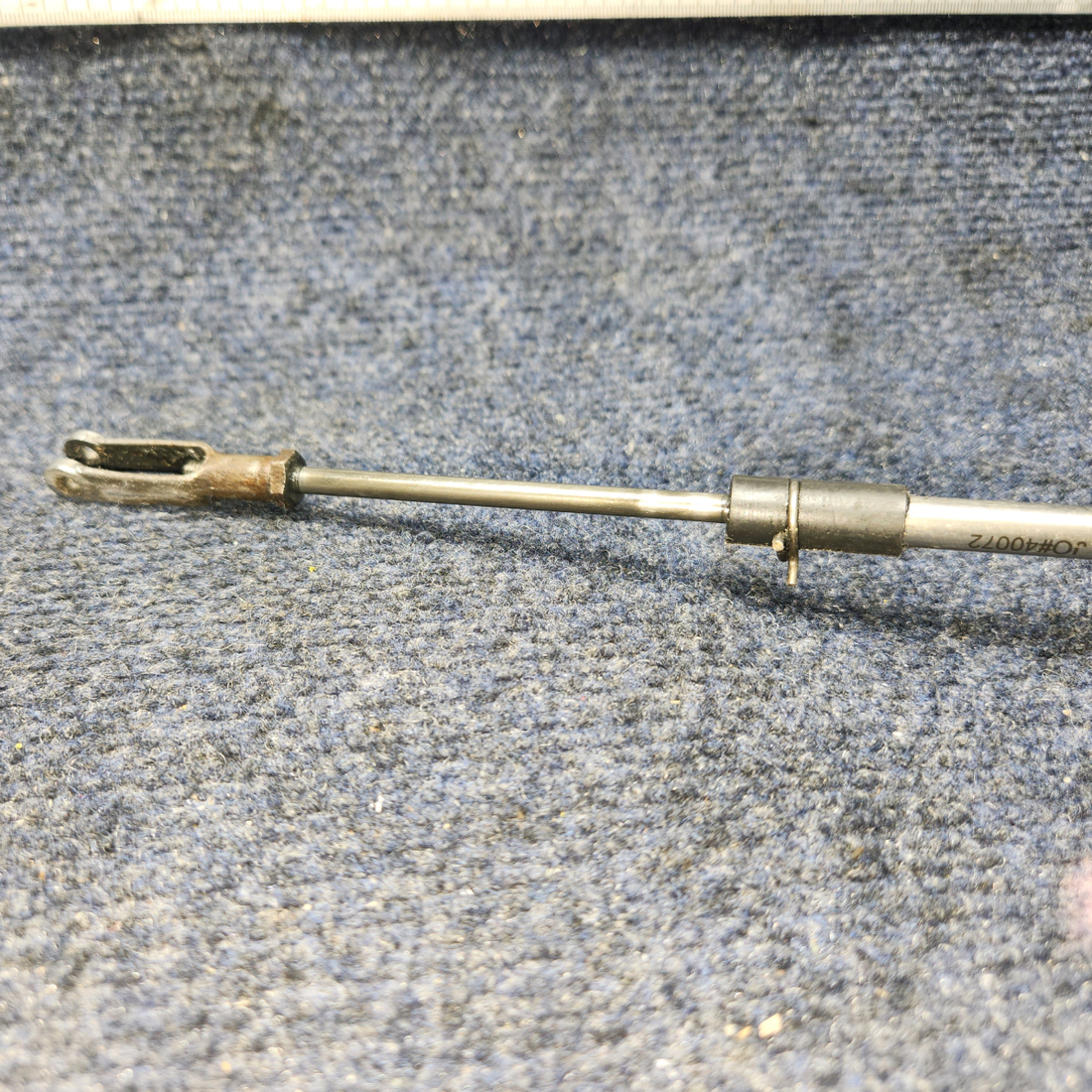 Used aircraft parts for sale, 455-185 PIPER PA-24-250 Throttle Control Cable with Switch (Length: 53-1/4”)