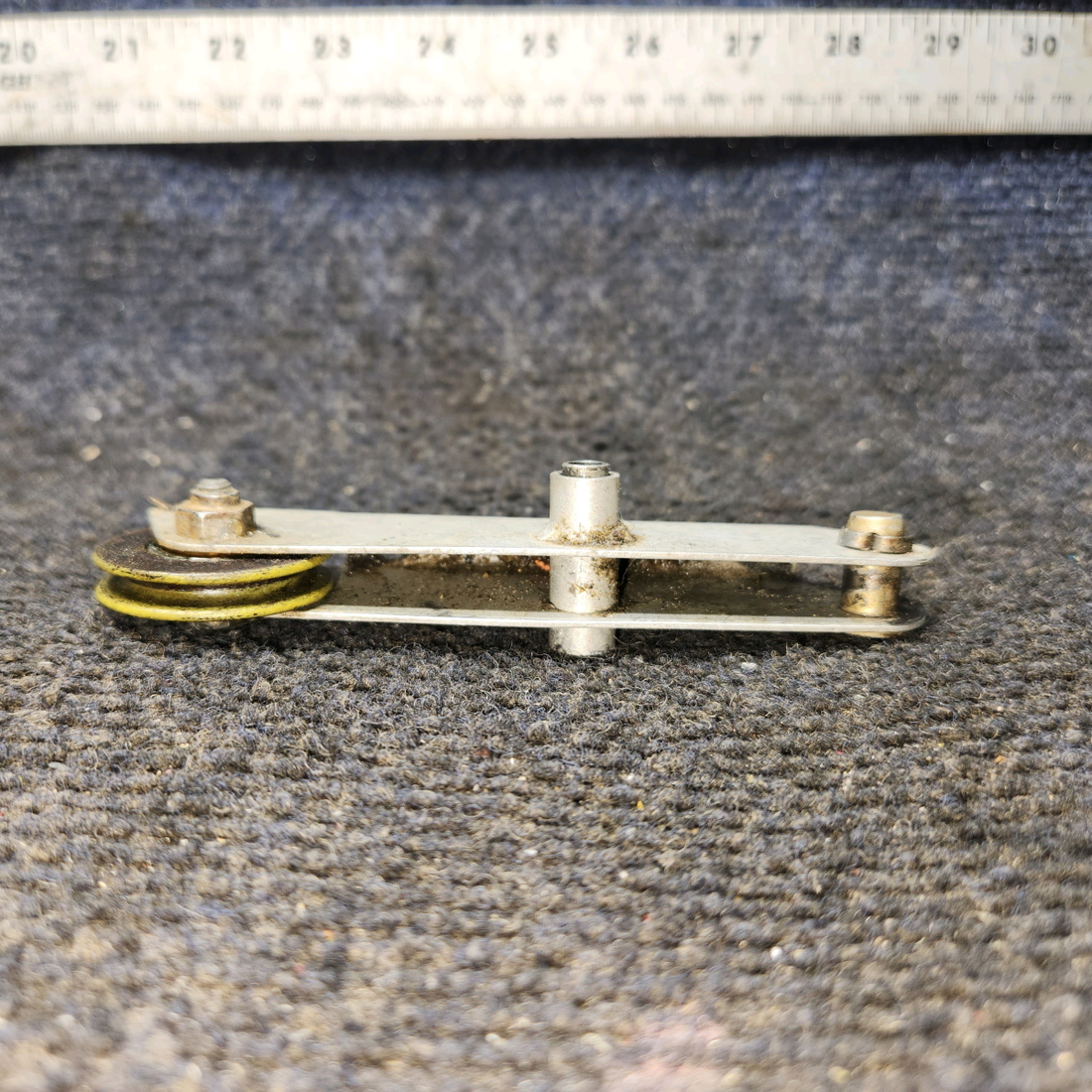 Used aircraft parts for sale, 0713070-9 Cessna 172F Parking Brake Bellcrank Assembly