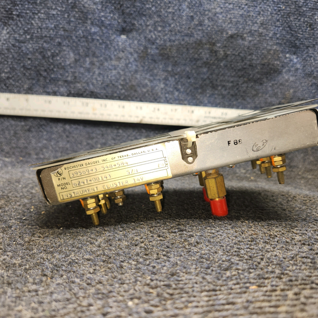 Used aircraft parts for sale, 39569-003 Rochester Gauges Piper PA34-220T Intrument Gauge Cluster (12V)