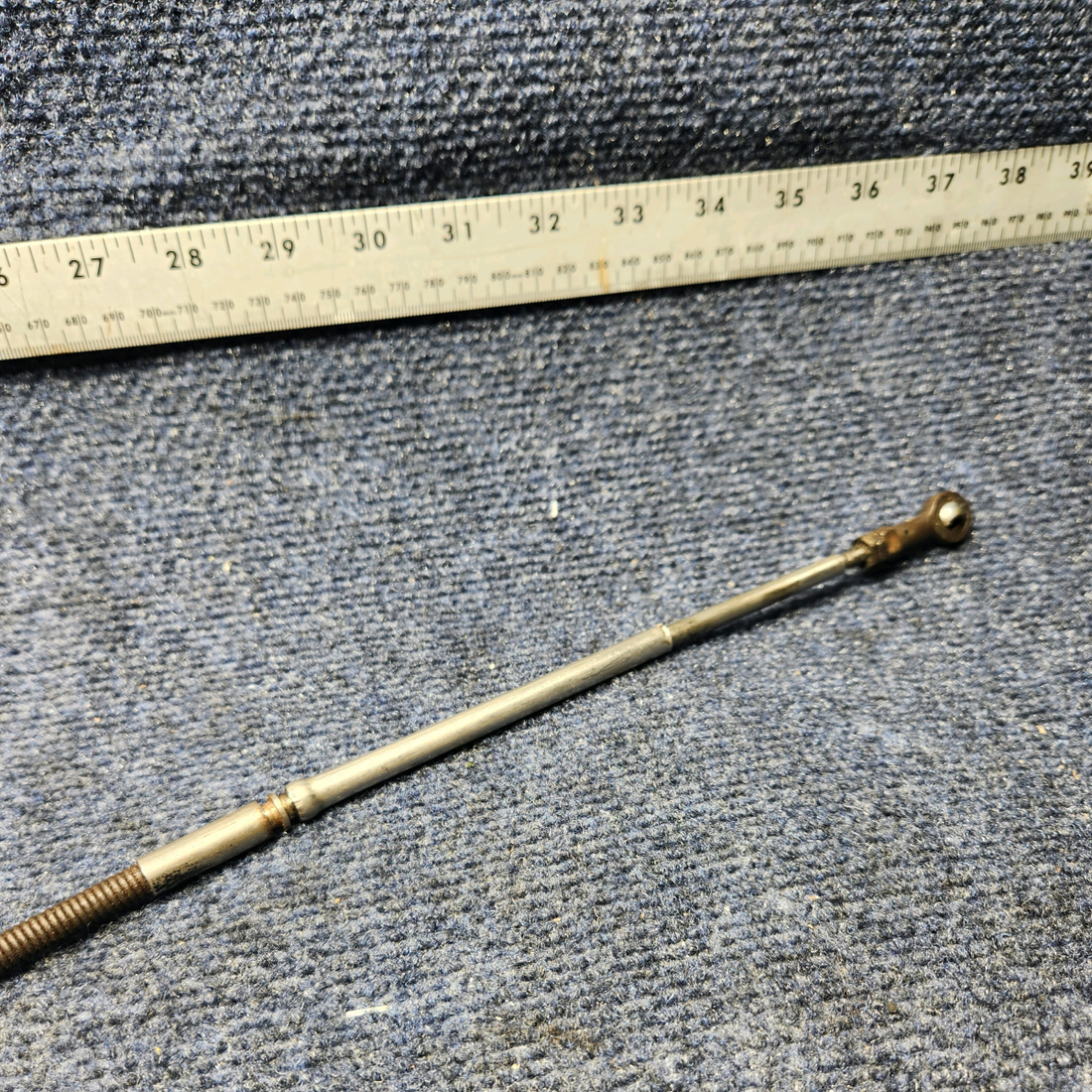 Used aircraft parts for sale, 9862067-11 CESSNA C172RG PROPELLER CONTROL CABLE (L: 57-3/4")
